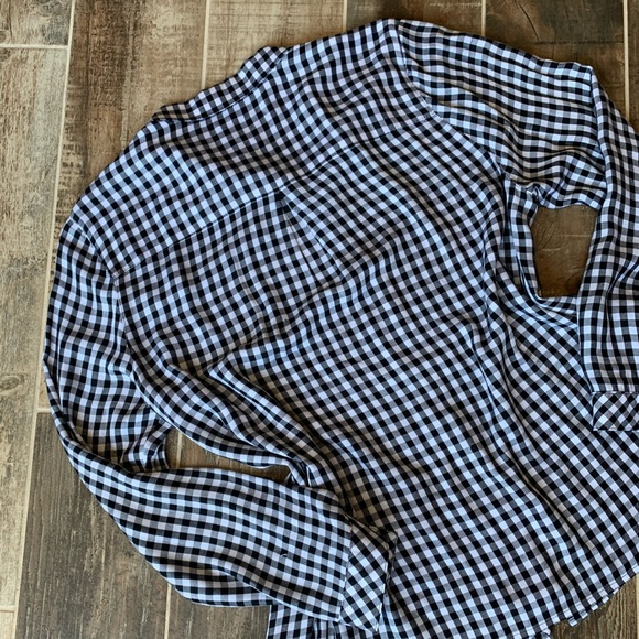 ✨ J. Jill Button Down Plaid Long Sleeve Top - Picture 7 of 7